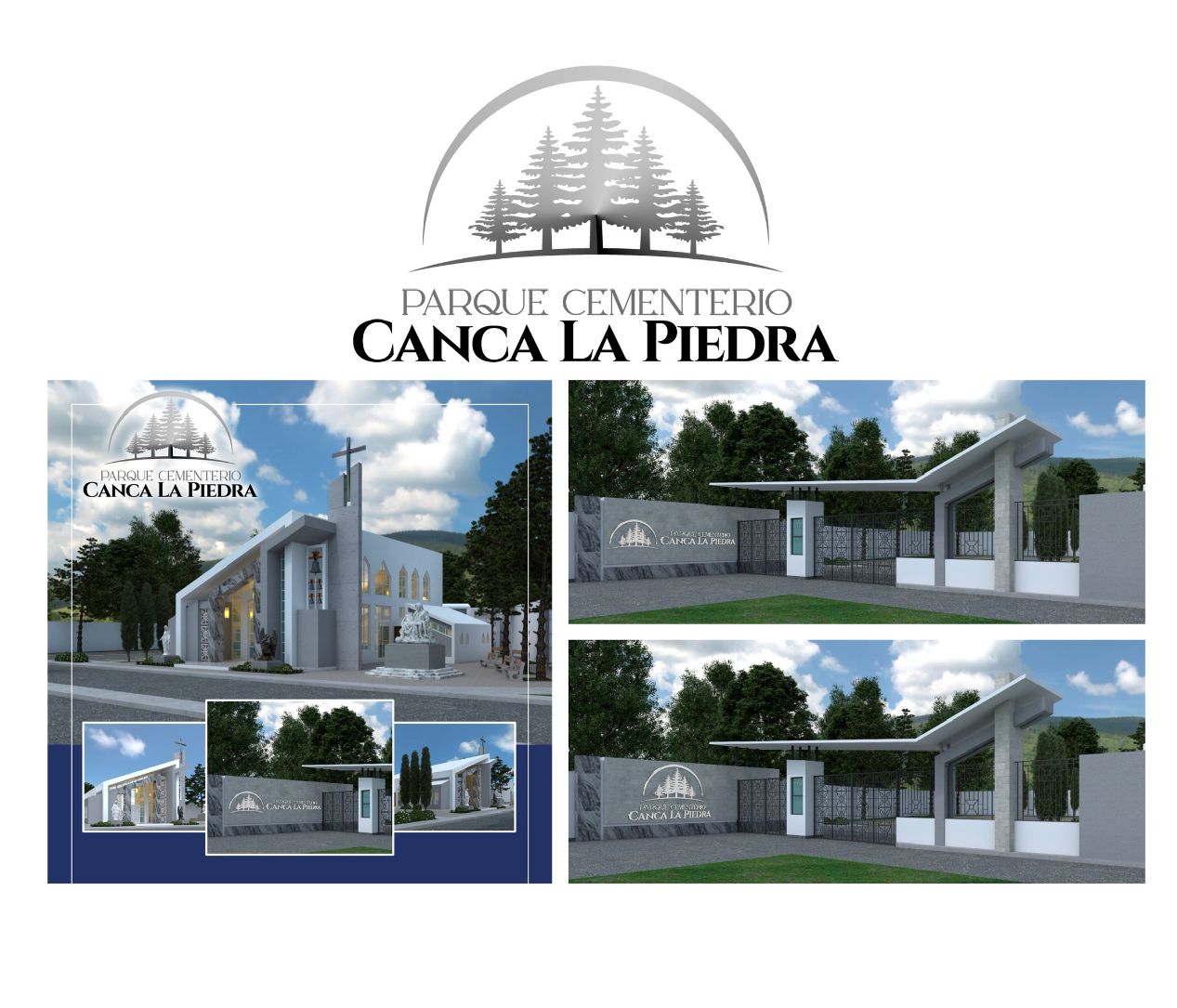 Modelo del cementerio del Distrito de Canca